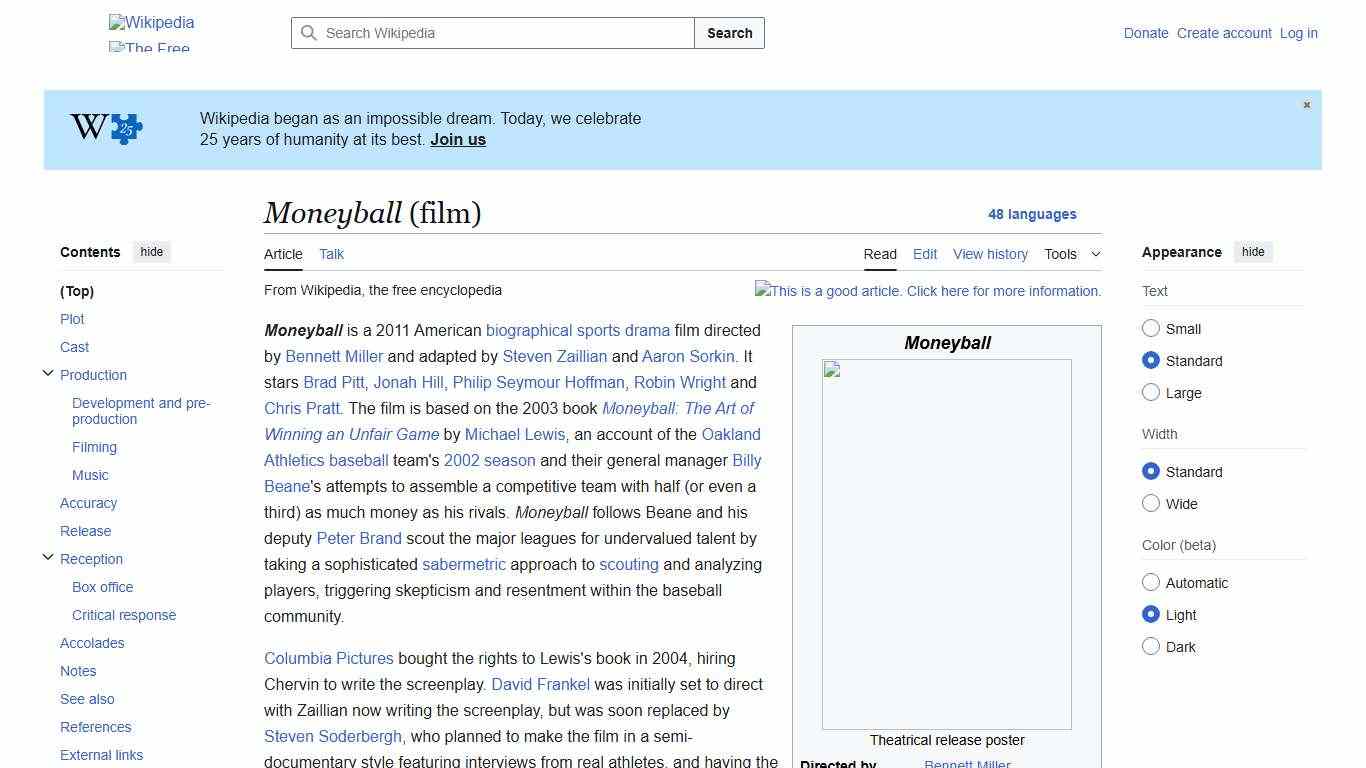 Moneyball (film) - Wikipedia